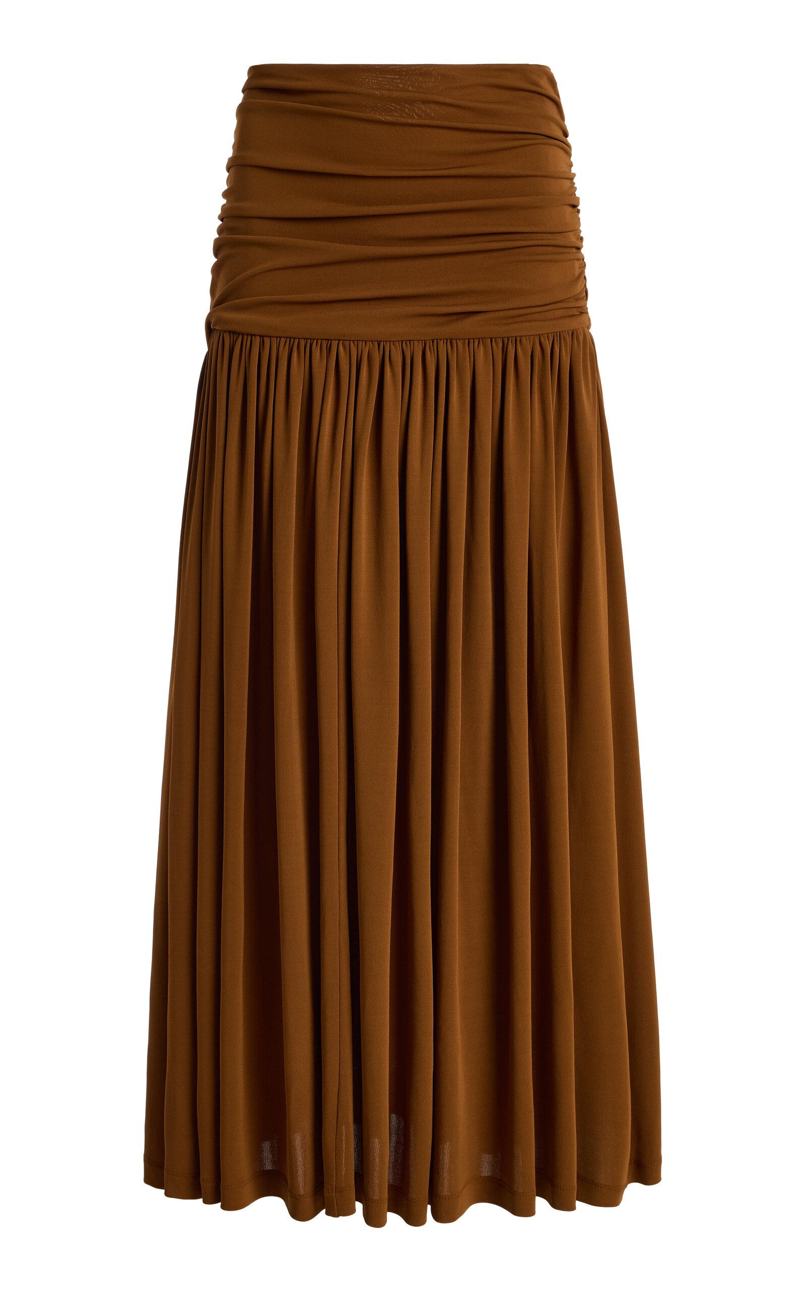 FRANÇOISE Nora Jersey Midi Skirt - Moda Operandi by FRANCOISE