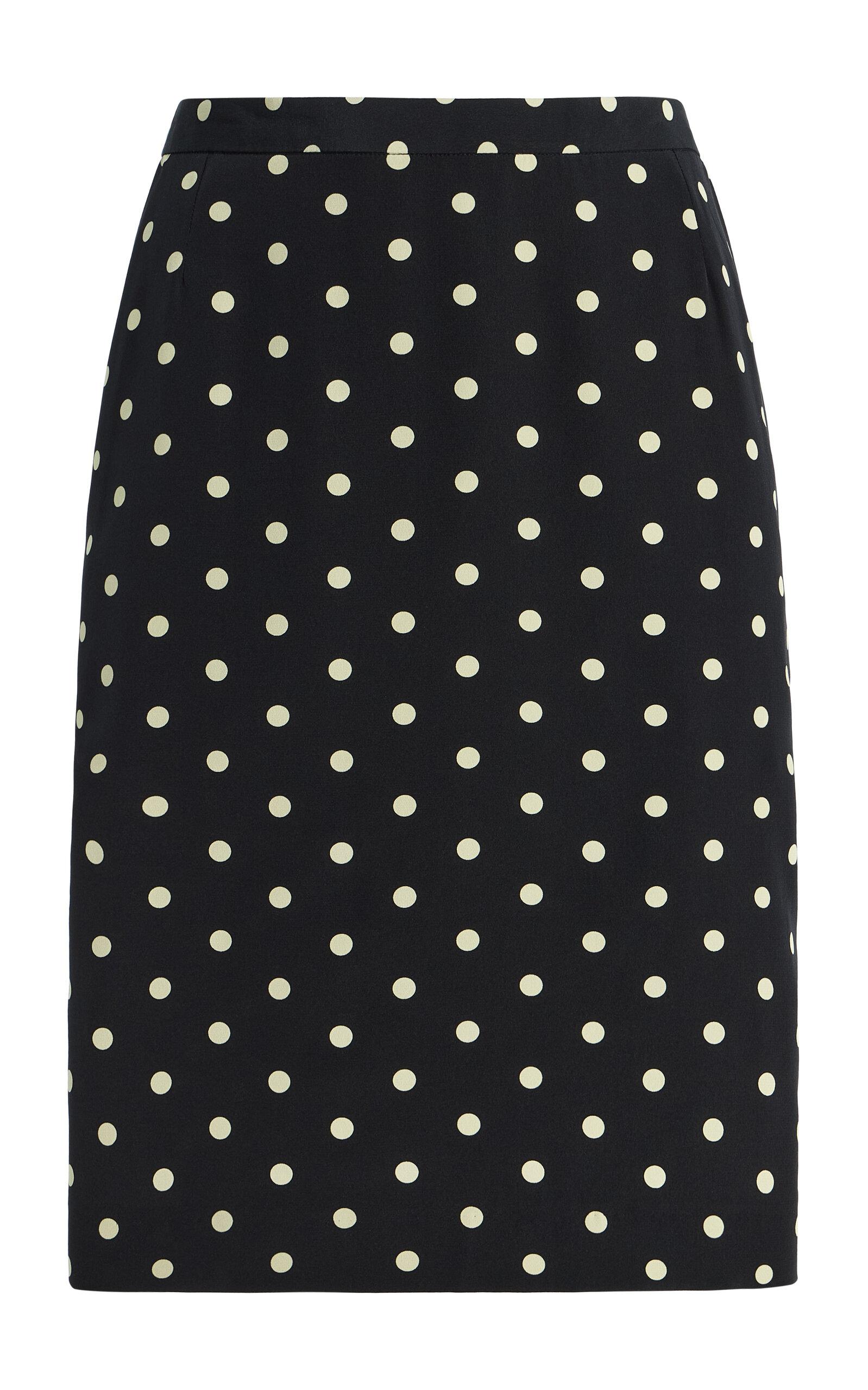 FRANÇOISE Poppy Polka-Dot Silk Midi Skirt - Moda Operandi by FRANCOISE