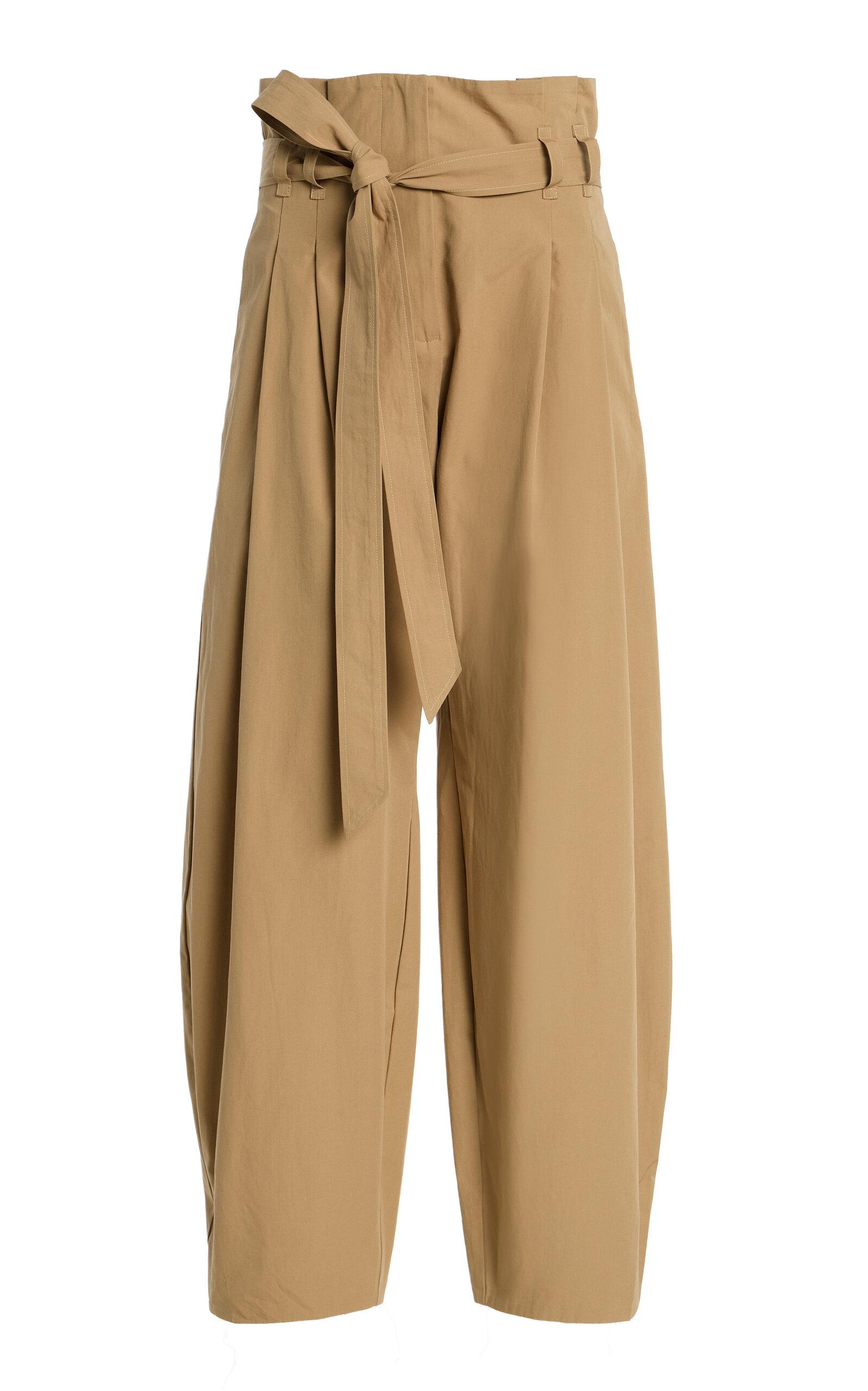 FRANÇOISE YMY Cotton Tapered Pants - Moda Operandi by FRANCOISE