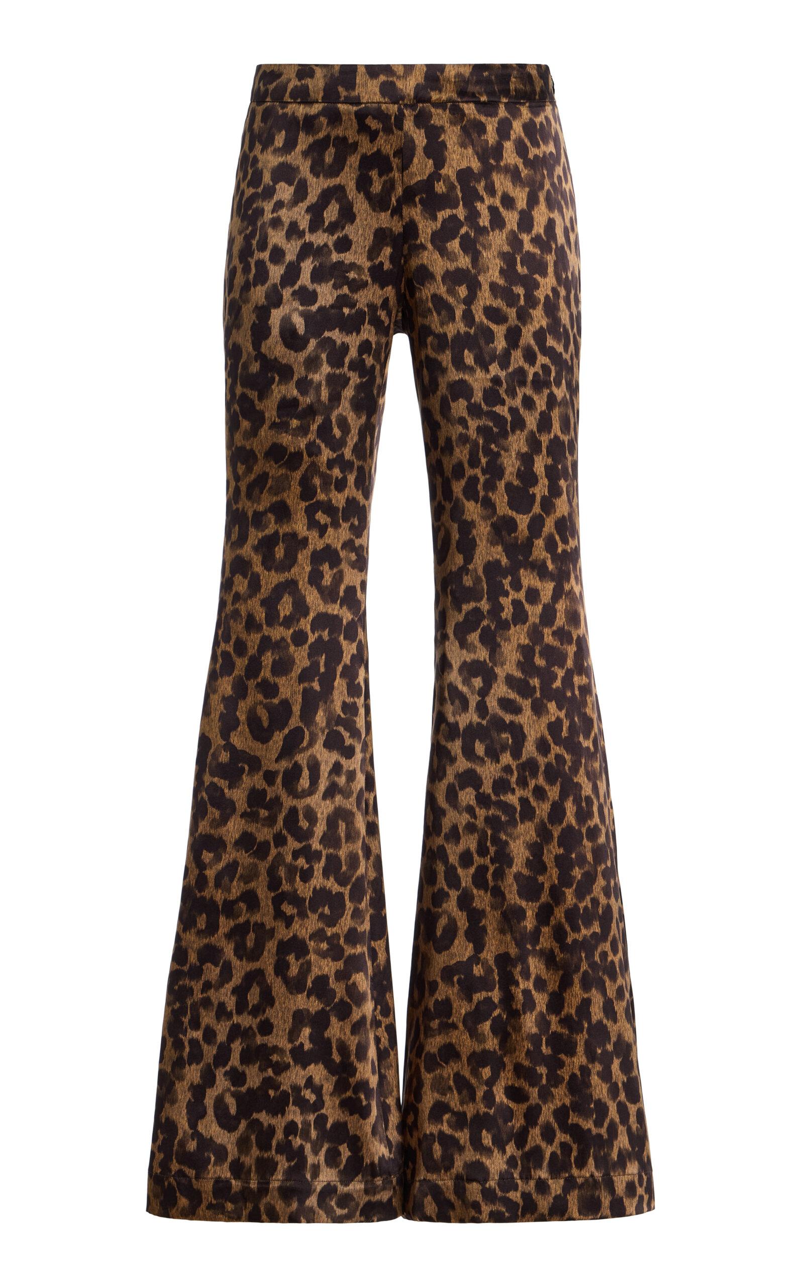 FRANÇOISE Zaoua Leopard Silk Pants - Moda Operandi by FRANCOISE