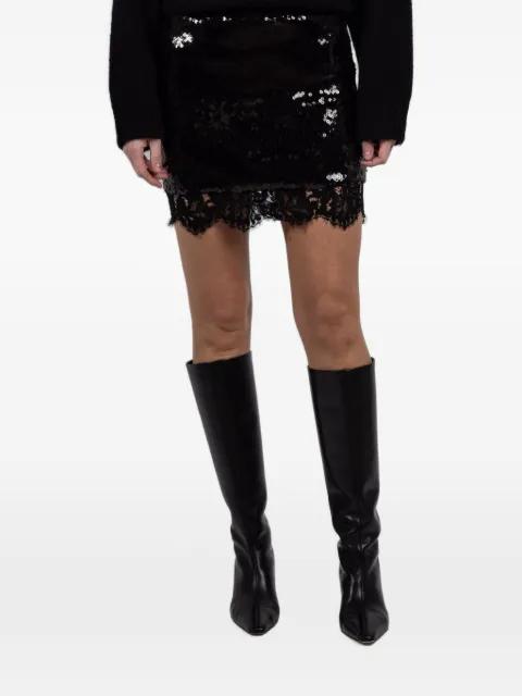 Jenny lace mini skirt by FRANCOISE