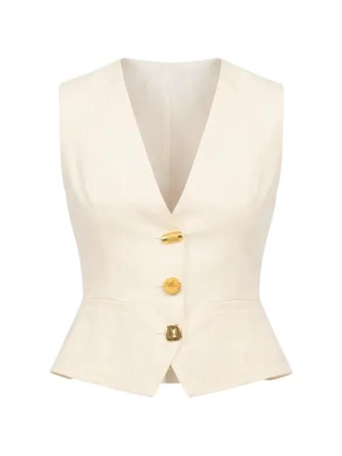 Anita button waistcoat by FRANCOISE PINTON - PARIS