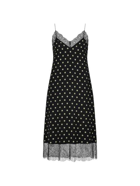 Layla polka dot lace dress by FRANCOISE PINTON - PARIS