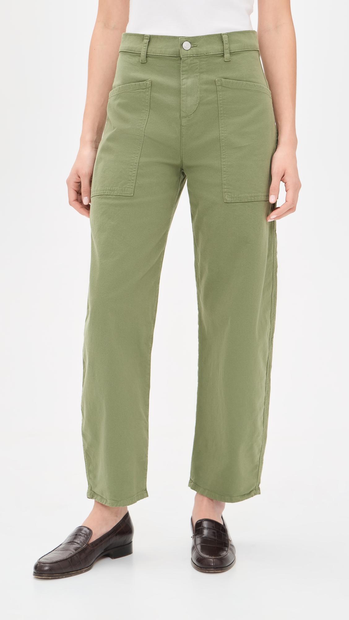 Twill Barrel Trousers by FRANK & EILEEN