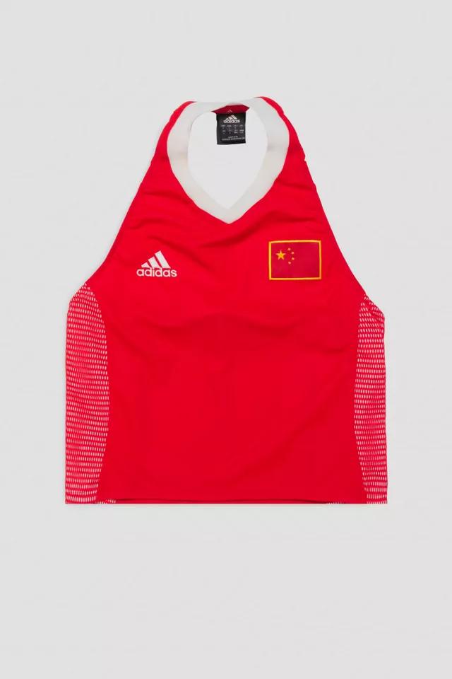 Frankie Collective Rework China Soccer Jersey Halter Top by FRANKIE COLLECTIVE