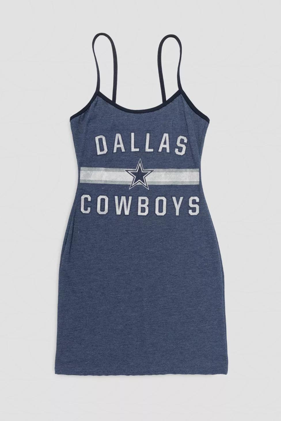 Frankie Collective Rework Dallas Cowboys Football Mini Dress by FRANKIE COLLECTIVE