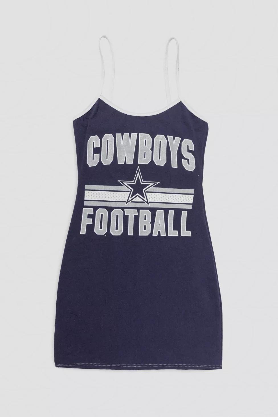 Frankie Collective Rework Dallas Cowboys Football Mini Dress by FRANKIE COLLECTIVE