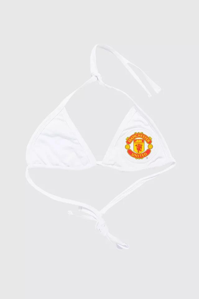 Frankie Collective Rework Manchester United Soccer Jersey Triangle Top by FRANKIE COLLECTIVE