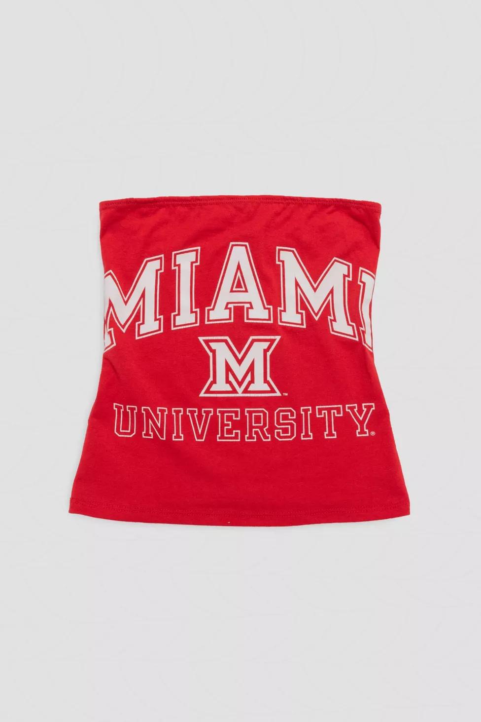 Frankie Collective Rework Miami University Tube Top by FRANKIE COLLECTIVE