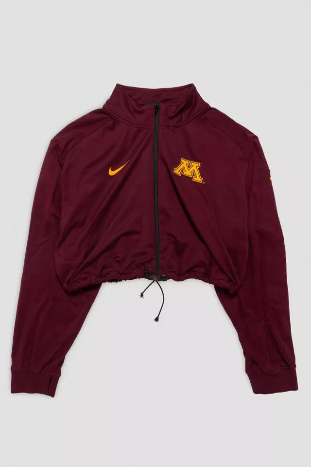 Frankie Collective Rework Minnesota Golden Gophers Crop Jacket by FRANKIE COLLECTIVE