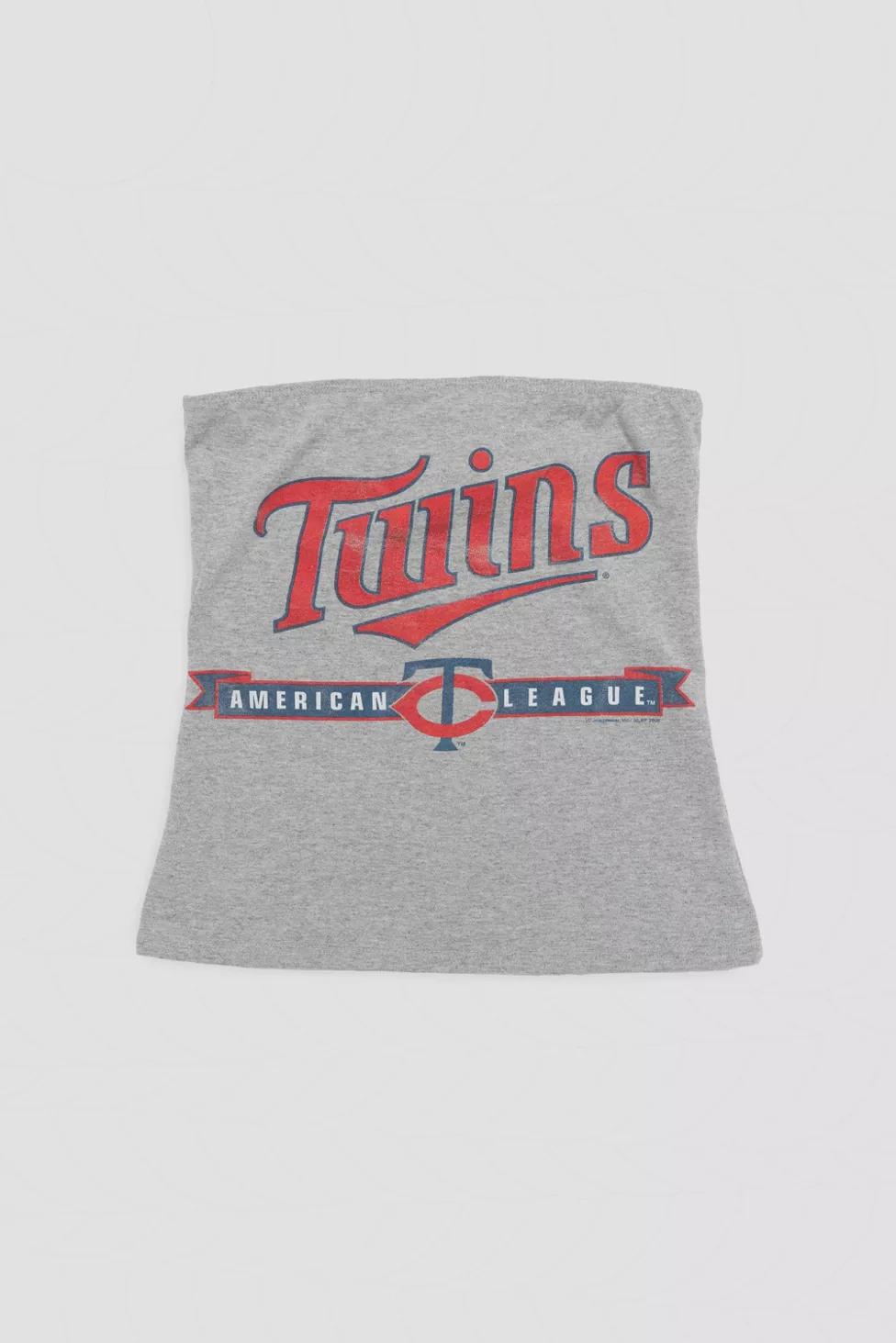 Frankie Collective Rework Minnesota Twins Baseball Tube Top by FRANKIE COLLECTIVE