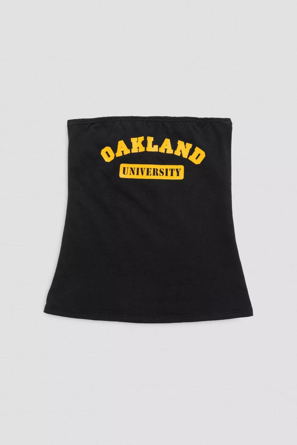 Frankie Collective Rework Oakland University Tube Top by FRANKIE COLLECTIVE