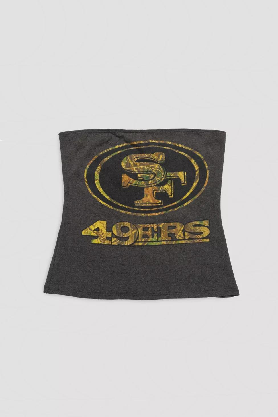 Frankie Collective Rework San Fransisco 49ers Tube Top by FRANKIE COLLECTIVE