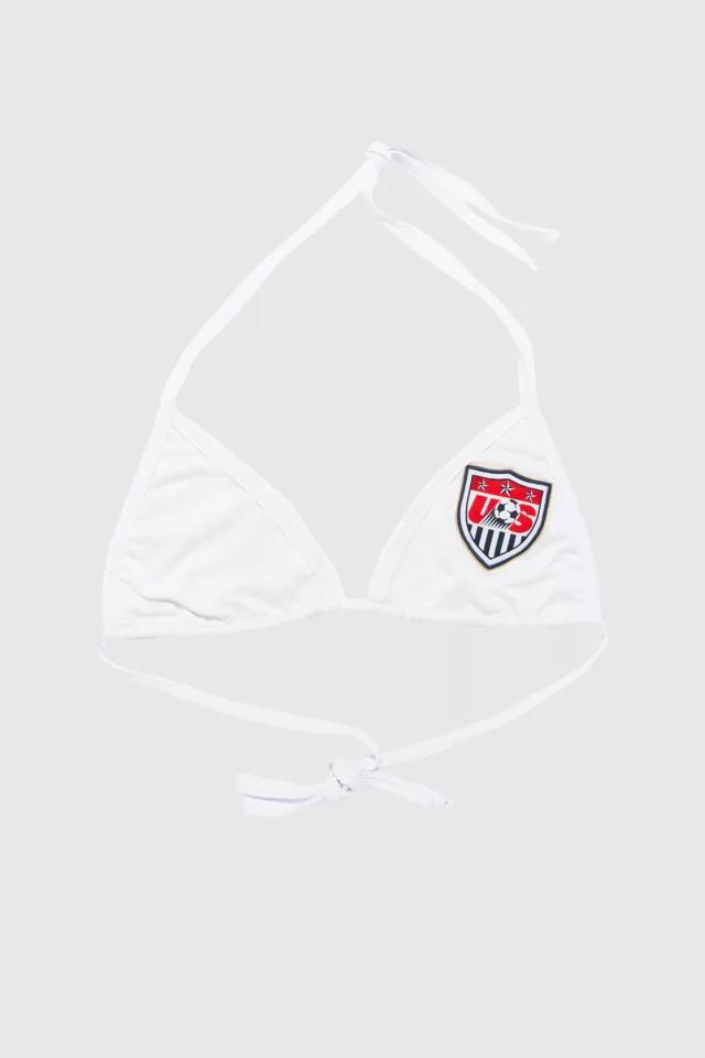 Frankie Collective Rework USA  Soccer Jersey Triangle Top by FRANKIE COLLECTIVE