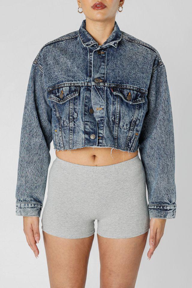 Frankie Collective Vintage Crop Denim Jacket by FRANKIE COLLECTIVE