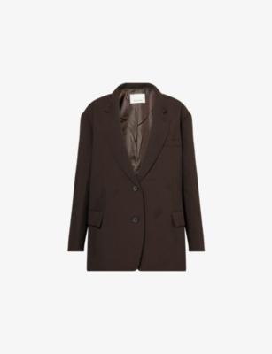 Bea Single-Breasted Stretch-Woven Blazer by FRANKIE SHOP