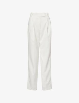 Bea Straight-Leg Stretch-Woven Suit Trousers by FRANKIE SHOP