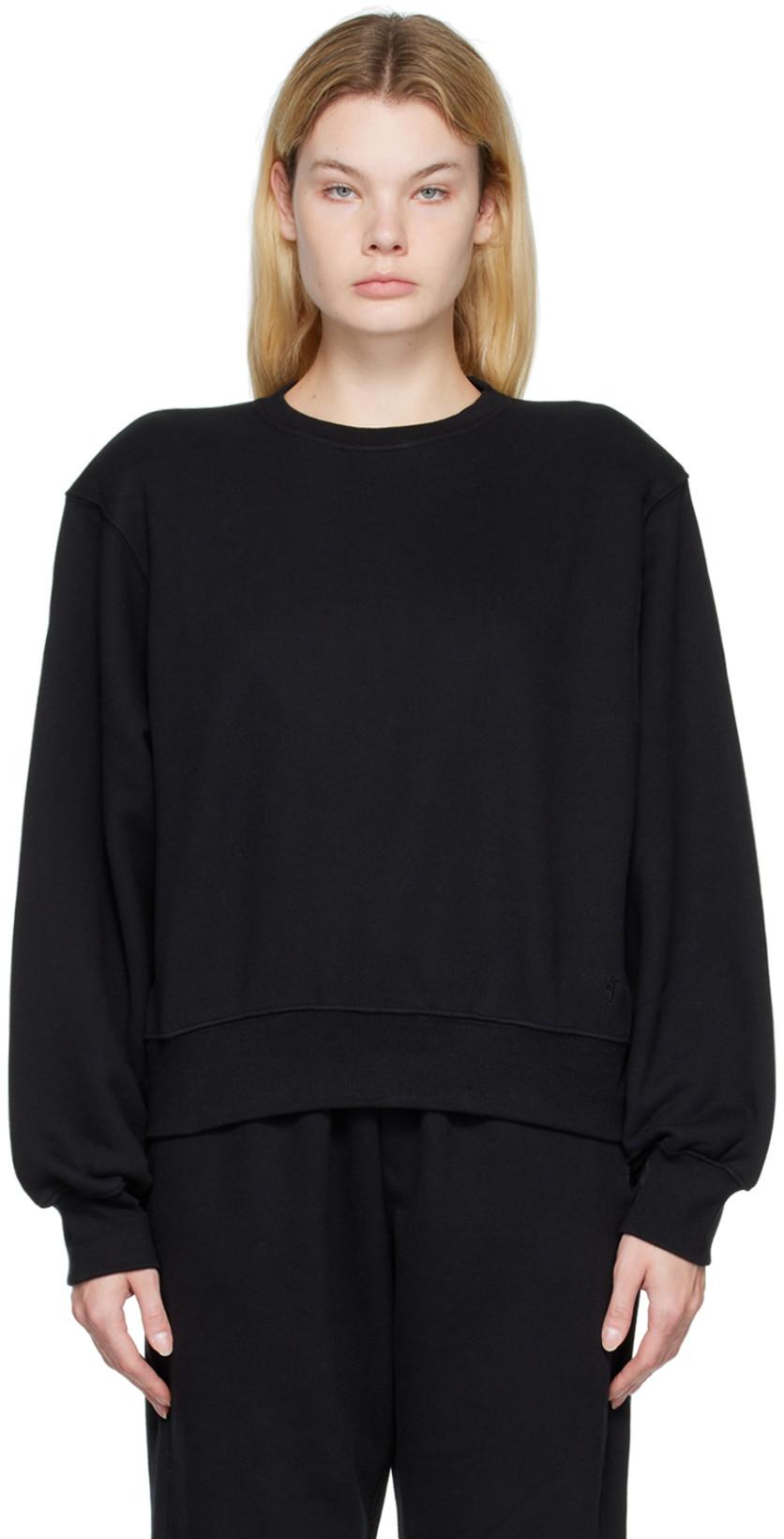 Black Vanessa Sweatshirt by FRANKIE SHOP