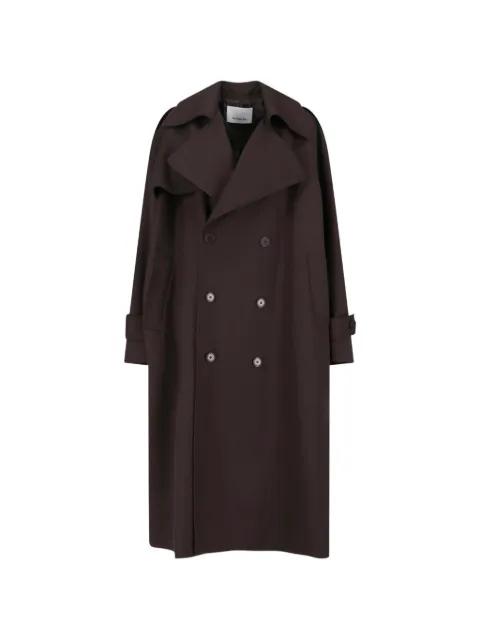 Dursley double-breasted trench coat by FRANKIE SHOP