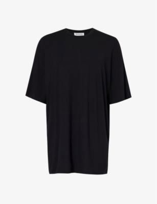 Ella relaxed-fit stretch-woven T-shirt by FRANKIE SHOP