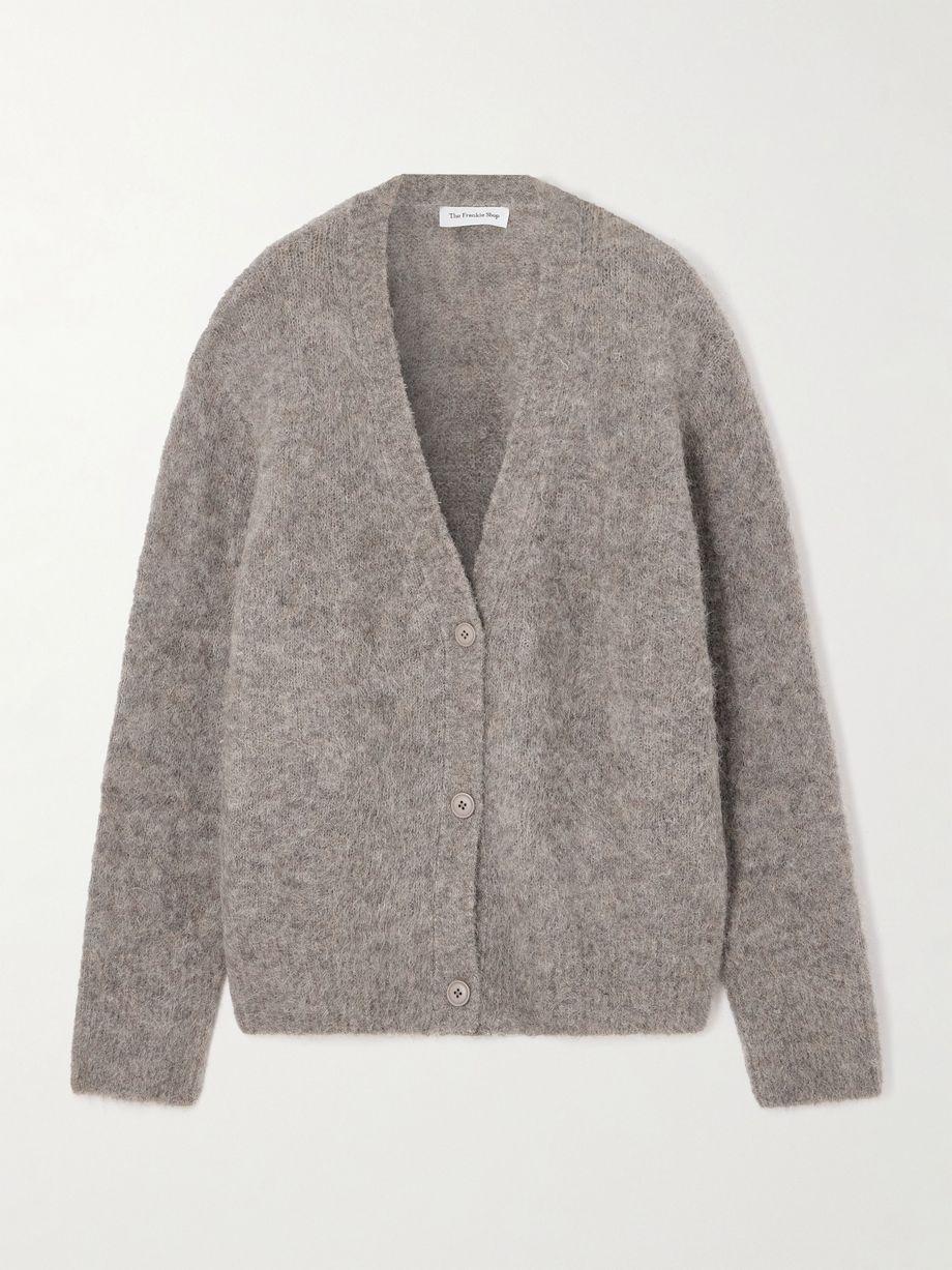 Elland brushed alpaca-blend cardigan by FRANKIE SHOP