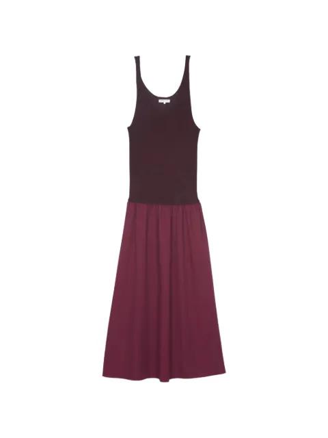 Iliya ribbed-knit gathered maxi dress by FRANKIE SHOP