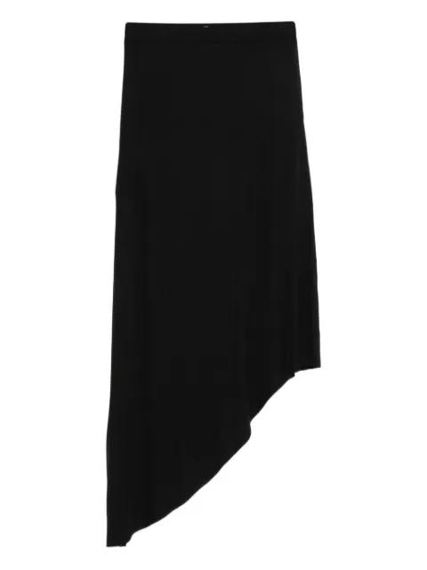 Kitty sheer asymmetric skirt by FRANKIE SHOP