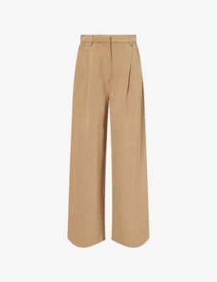 Marfa Wide-Leg Woven Trousers by FRANKIE SHOP