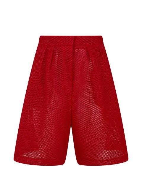 Marfa mesh pleated shorts by FRANKIE SHOP