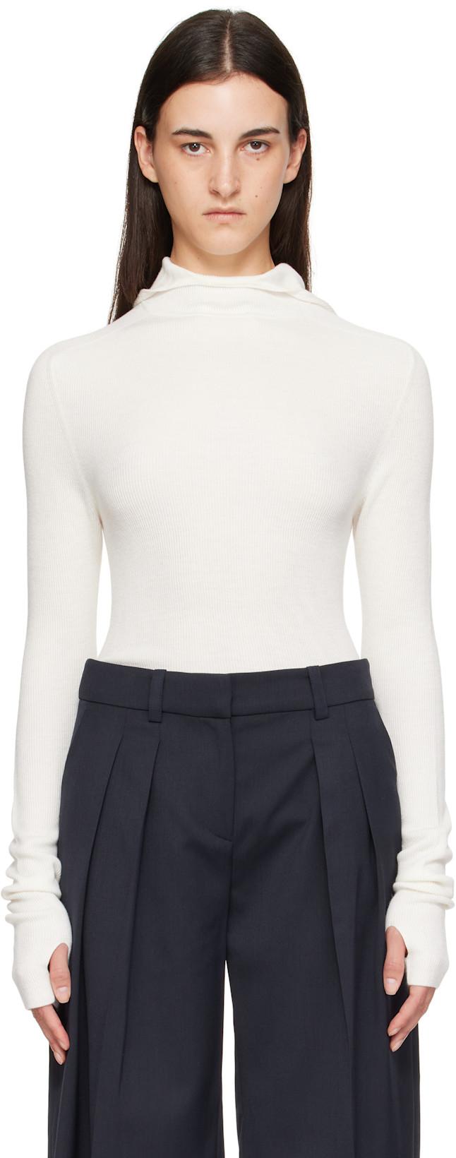 Off-White Danae Knit Hoodie by FRANKIE SHOP