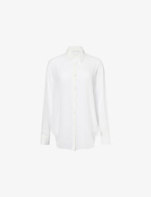Peri Georgette Sheer Shirt by FRANKIE SHOP