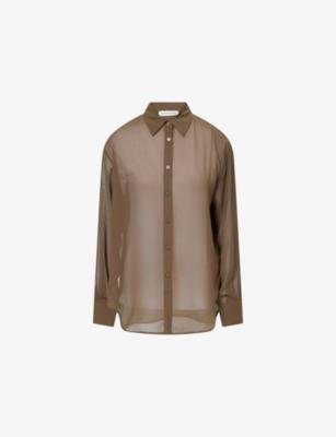 Peri Georgette Woven Shirt by FRANKIE SHOP