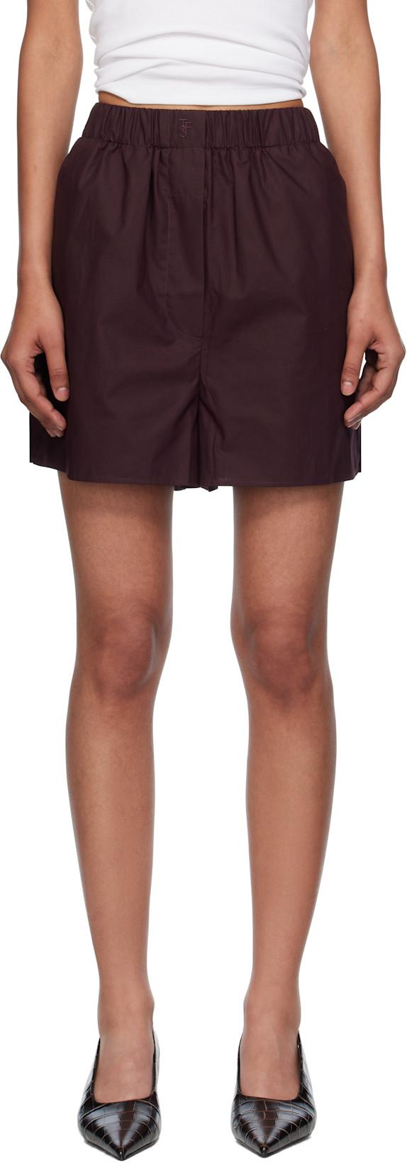 Purple Lui Organic Cotton Boxer Shorts by FRANKIE SHOP