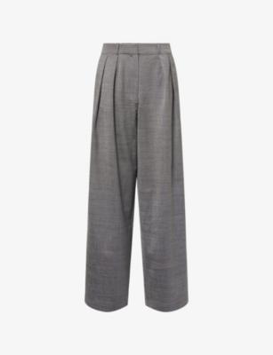 Ripley Pleated Wool-Blend Trousers by FRANKIE SHOP