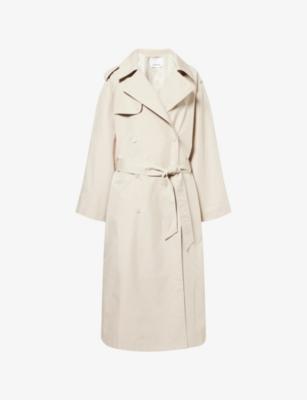 Riva Oversized Cotton-Blend Trench Coat by FRANKIE SHOP