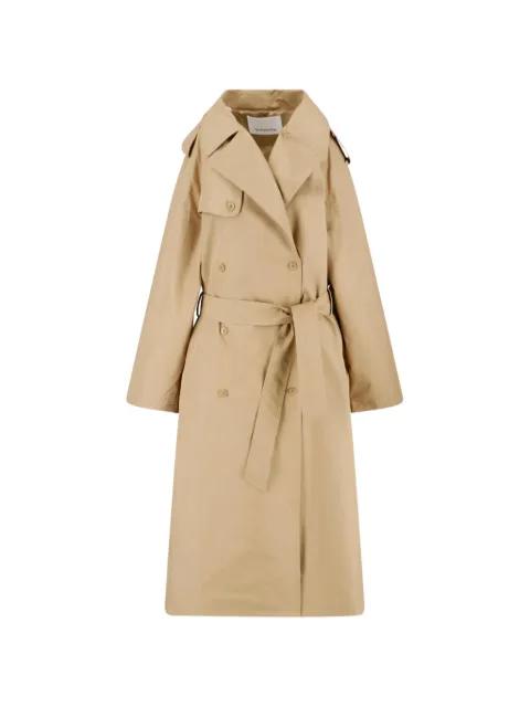 Riva double-breasted trench coat by FRANKIE SHOP
