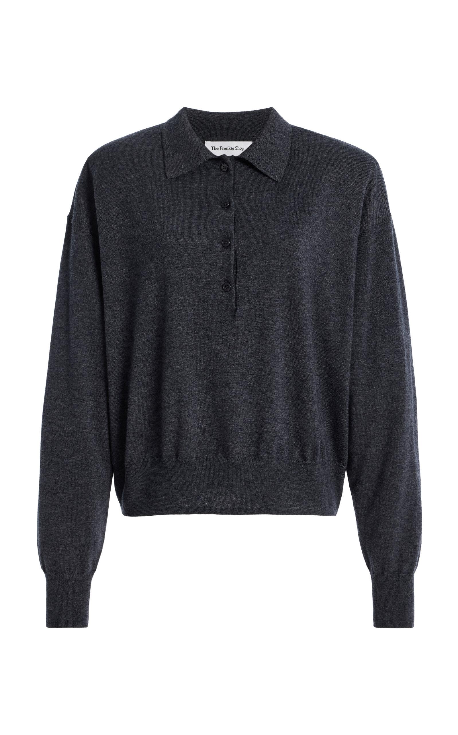 The Frankie Shop Croydonerino Wool Polo Top -oda Operandi by FRANKIE SHOP