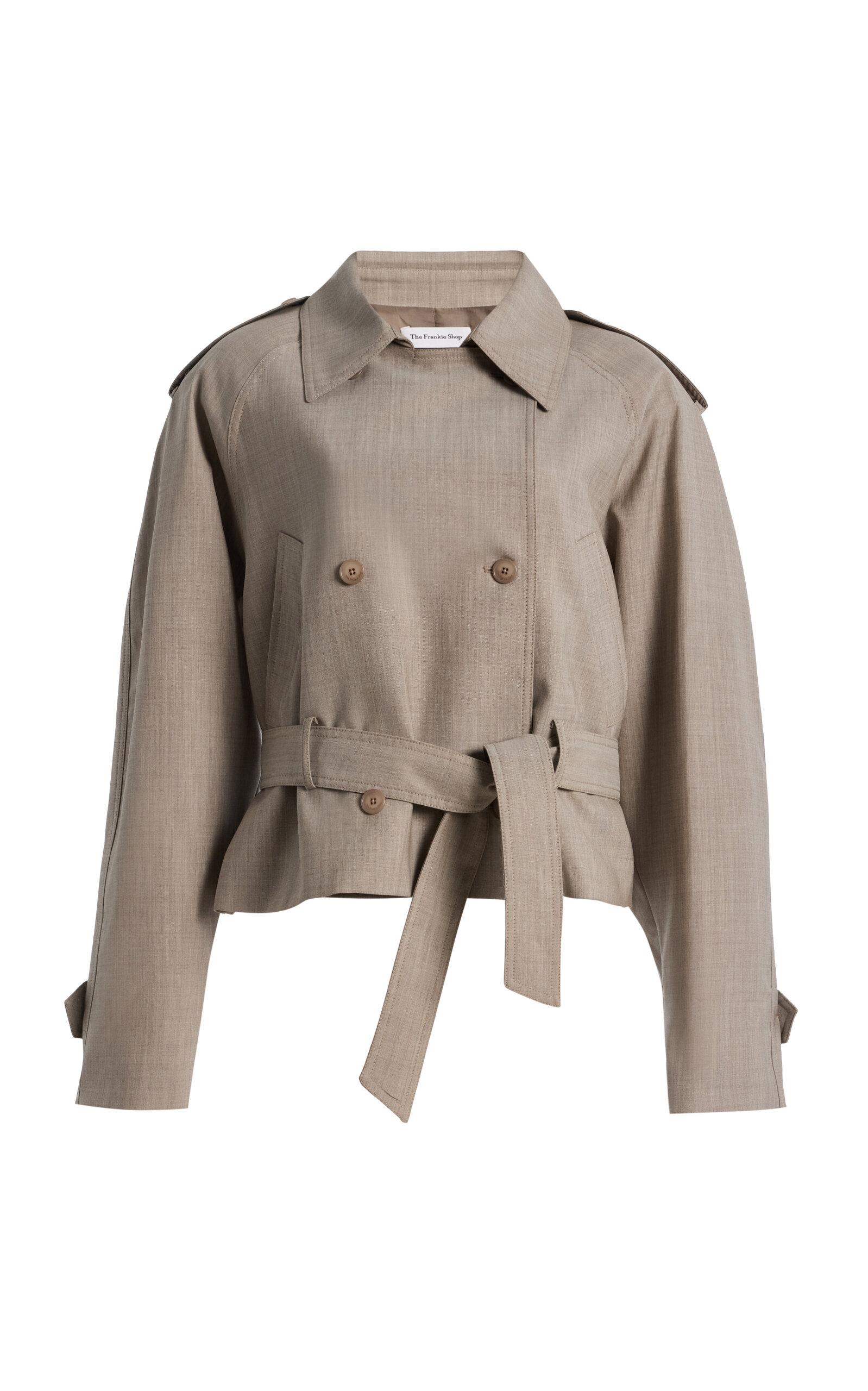 The Frankie Shop Stan Cropped Trench Coat -oda Operandi by FRANKIE SHOP