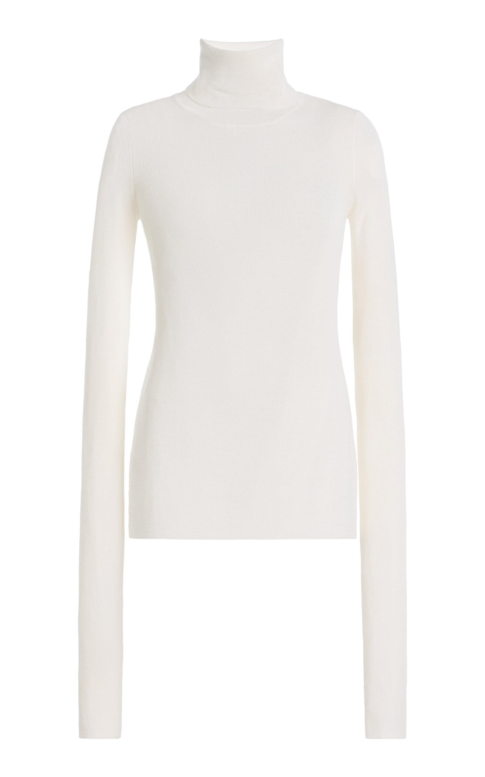 The Frankie Shop Utica Wool-Silk Turtleneck Sweater -oda Operandi by FRANKIE SHOP