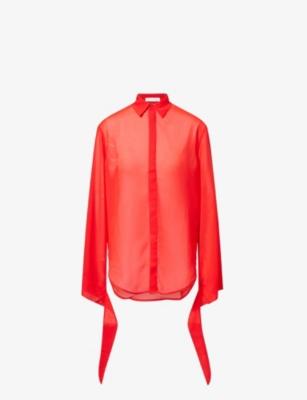 Verlin Sheer Chiffon Shirt by FRANKIE SHOP