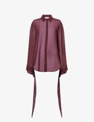 Verlin Sheer Chiffon Shirt by FRANKIE SHOP
