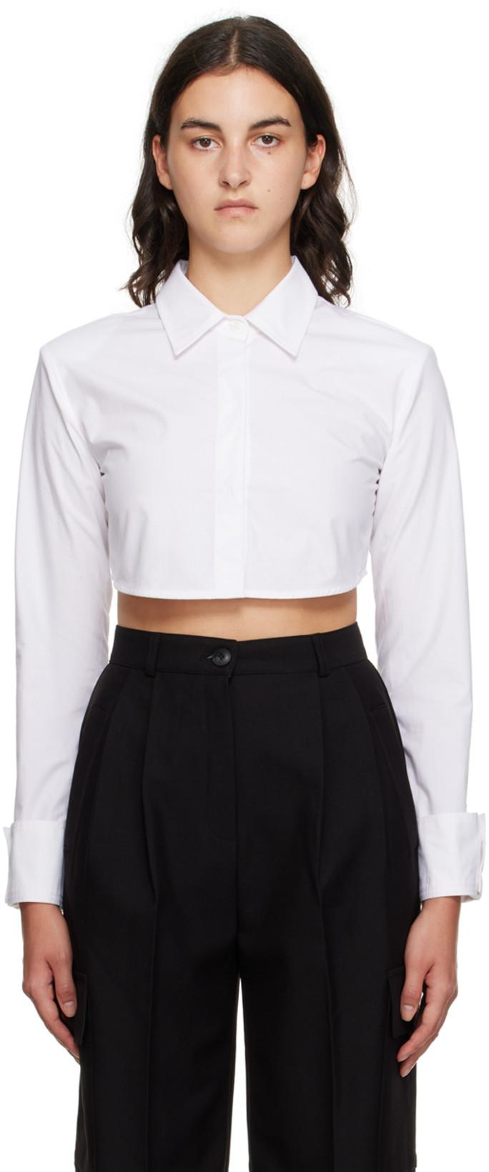 White Uma Shirt by FRANKIE SHOP