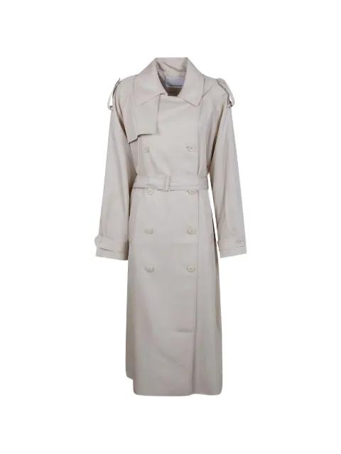 double-breasted belted trench coat by FRANKIE SHOP