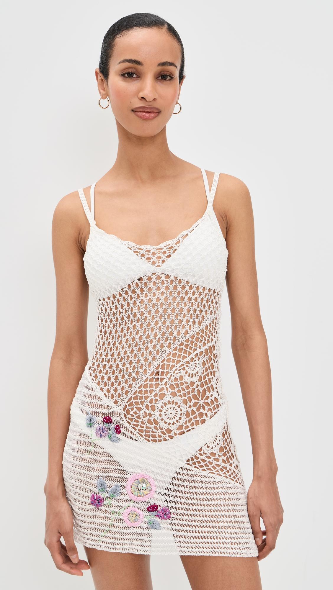 Apollo Crochet Mini Dress by FRANKIES BIKINIS