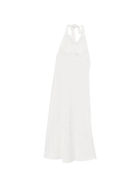 Darcy lace-trim midi dress by FRANKIES BIKINIS