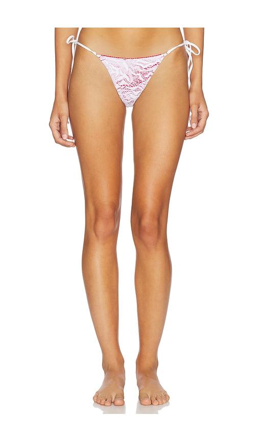 Frankies Bikinis Divine Lace Bottom in White by FRANKIES BIKINIS