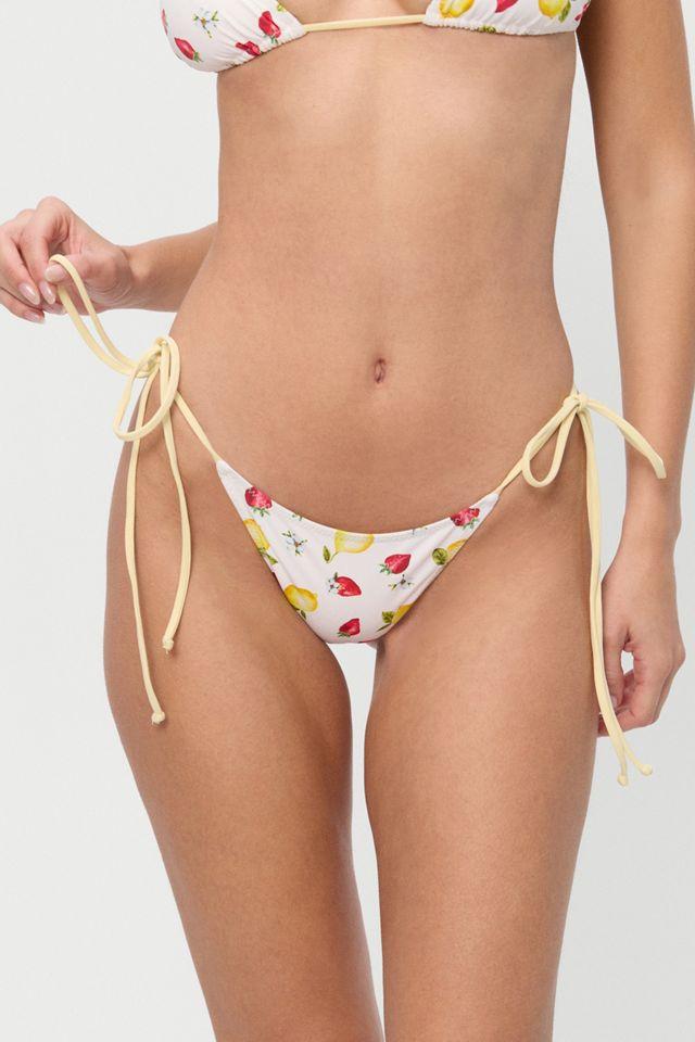 Frankies Bikinis Mackenzie Amalfi Cheeky String Bikini Bottoms by FRANKIES BIKINIS
