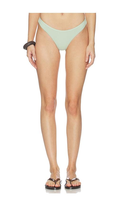 Frankies Bikinis Marina Ribbed Bottom in Mint by FRANKIES BIKINIS