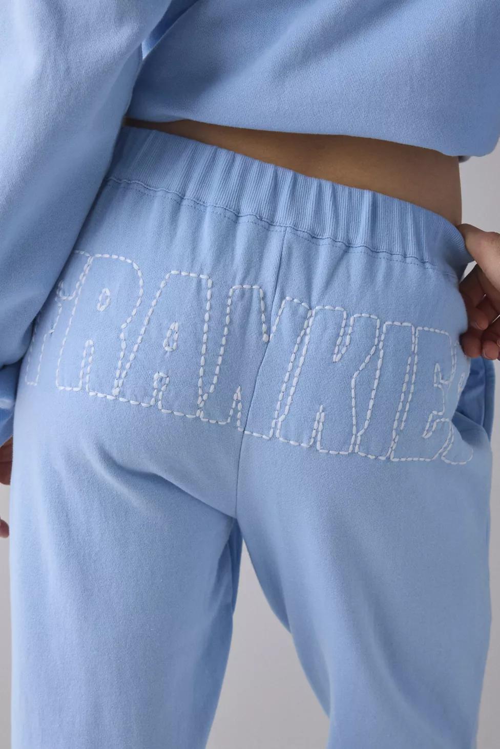 Frankies Bikinis Travel Day Morning Cotton Pants by FRANKIES BIKINIS