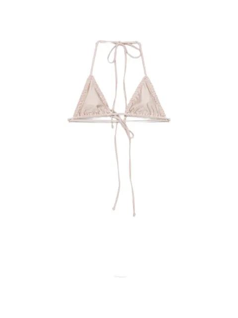 Nick ruffled triangle bikini top by FRANKIES BIKINIS